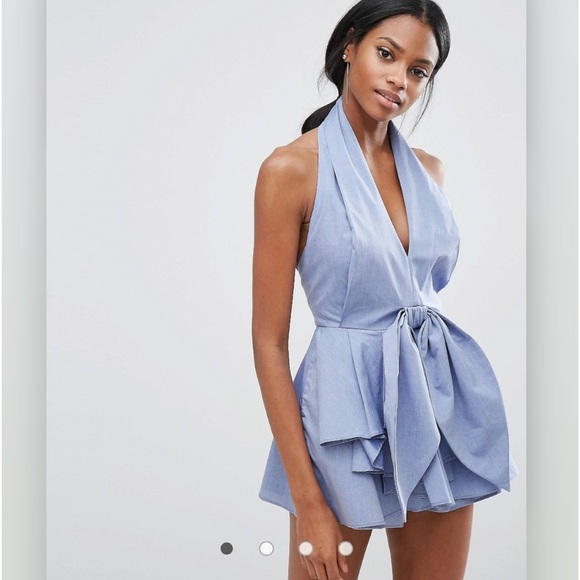 C/Meo Collective Conquer Shirting Romper Blue Small - Picture 1 of 13